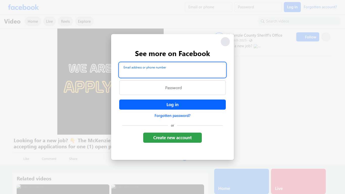 Looking for a new job? 👇 The McKenzie County Sheriff's Office is accepting applications for one (1) open position. Position: Warrant / Records Specialist Job Duties: prepare and process warrants, protection orders, domestic violence orders, restraining orders, summons, and complaints. Conduct record searches for law enforcement agencies, law firms, military checks and insurance agencies. 💲: Starting pay is 25.78/ hourly. *Dependent on applicant experience* ⏰: Monday - Friday (8:00AM - 4:30PM) Ap