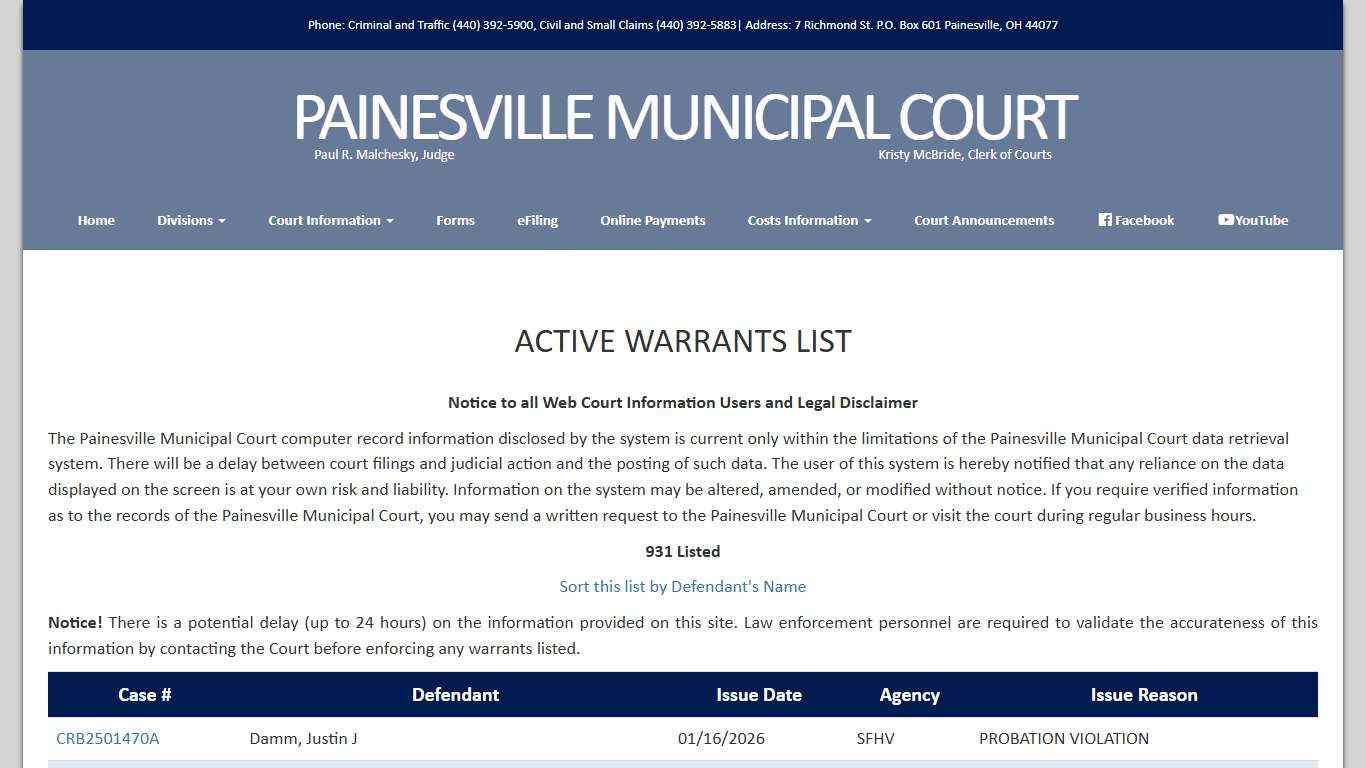 Painesville Municipal Court